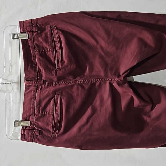 J.Crew, Sammie, Pants Sz 27, Cotton, Slacks, Dress Casual,Burgundy, Maroon - Picture 12 of 14